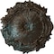 Ekena Millwork Plymouth Ceiling Medallion (Fits Canopies up to 1 5/8"), 16 3/4"OD x 1 3/8"P, Bronze Blue Patina CM16PLBBS - alternate 1